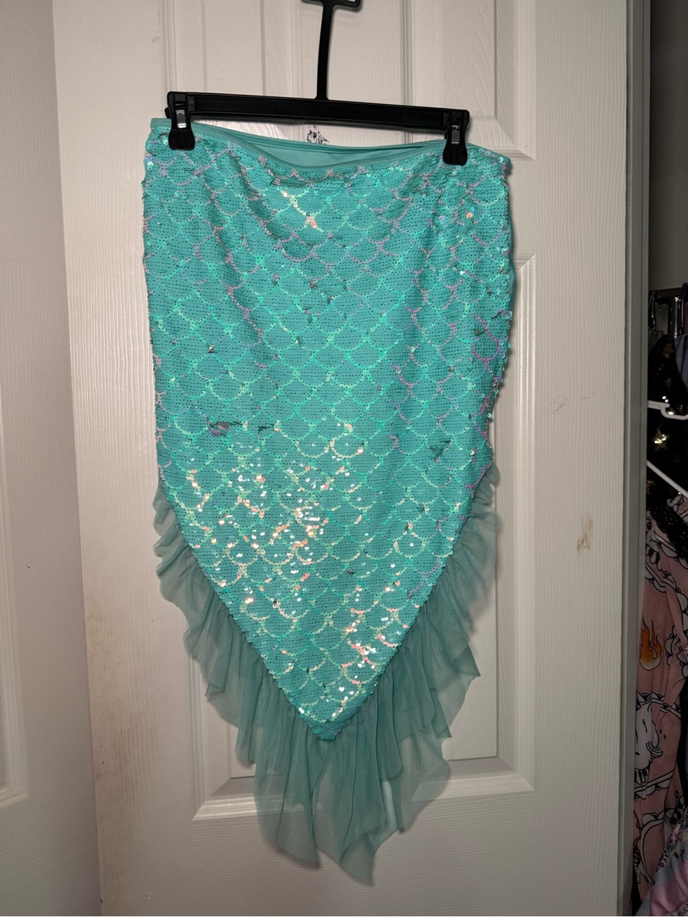 wonder nation Turquoise Sequin Mermaid skirt